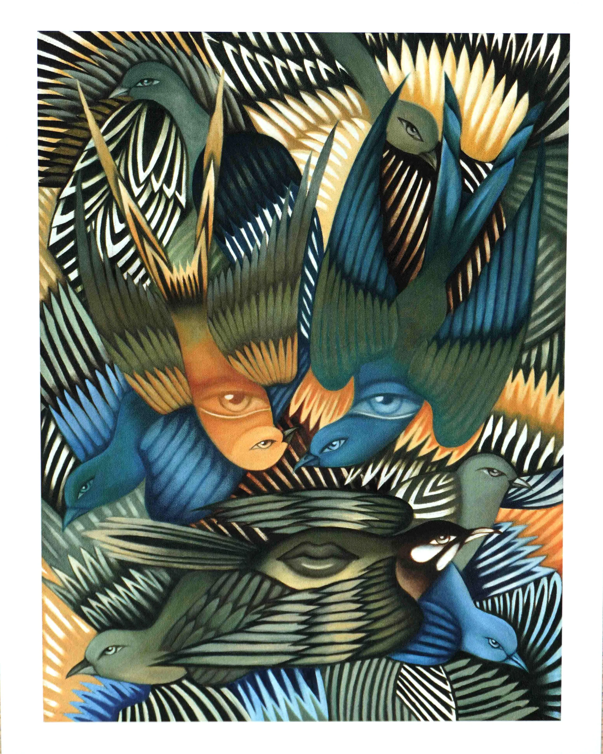 Story Telling Birds Fine Art Print