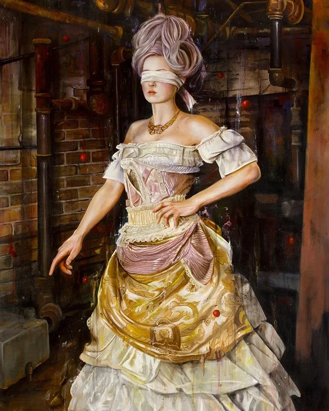Portrait of Ms. Rychter (cropped) oil on board 5’ x 3’ #karljahnke #art #artwork #artist #portrait#portraitpainting #oilpainting #painting #contemporaryart #artgallery