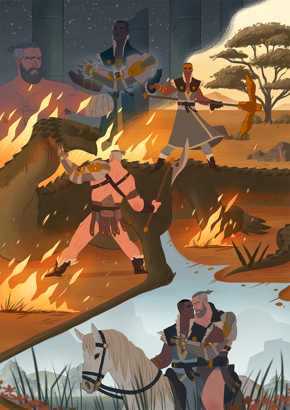Andy's Illustration for 1001 Knights