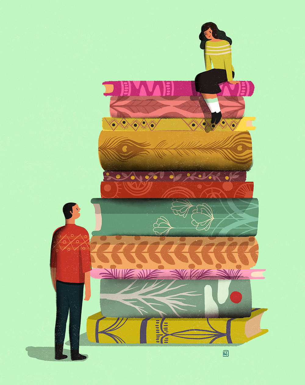 Geraldine Sy's work Bookends , Personal