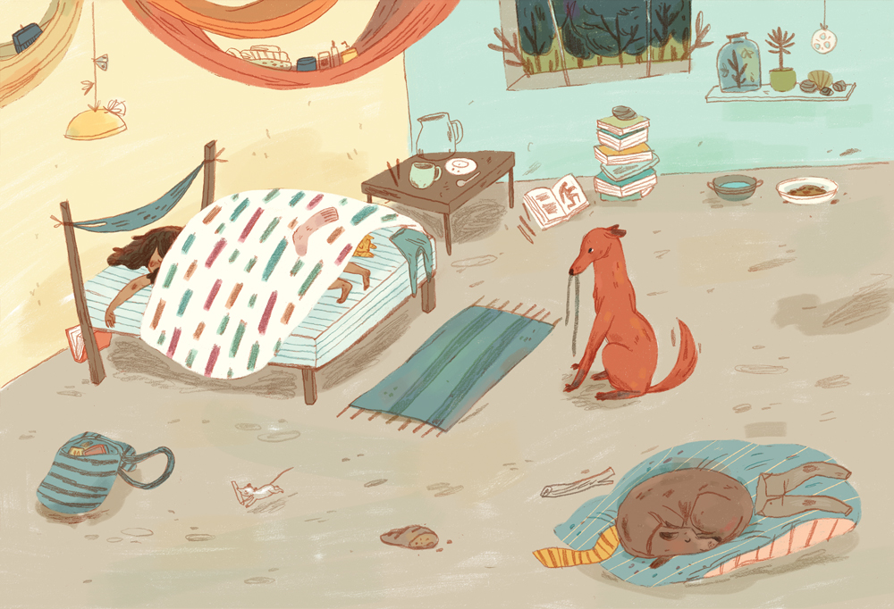 One of Luisa's pieces for Illustrations selected for the VI Catálogo Iberoamericano de Ilustración 2015
