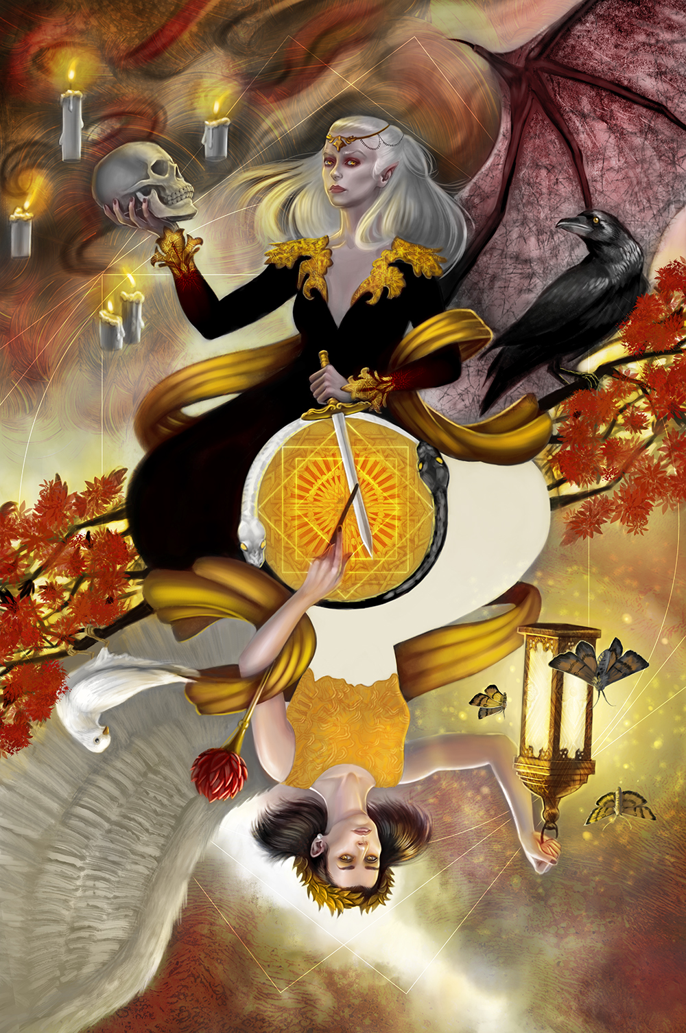 Sara's Work Vita et Morte for Light Grey Art Lab's Never Odd or Even, 2016