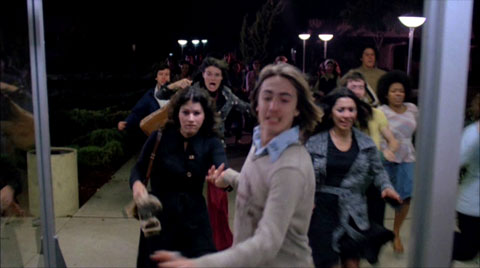 The fastest any students ever ran to a library, ever.