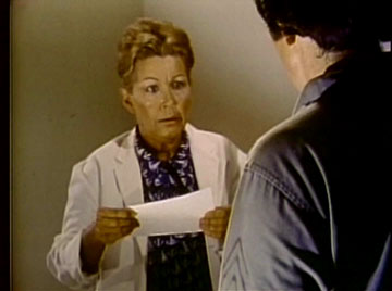 I don't believe that woman's ever been to medical school!