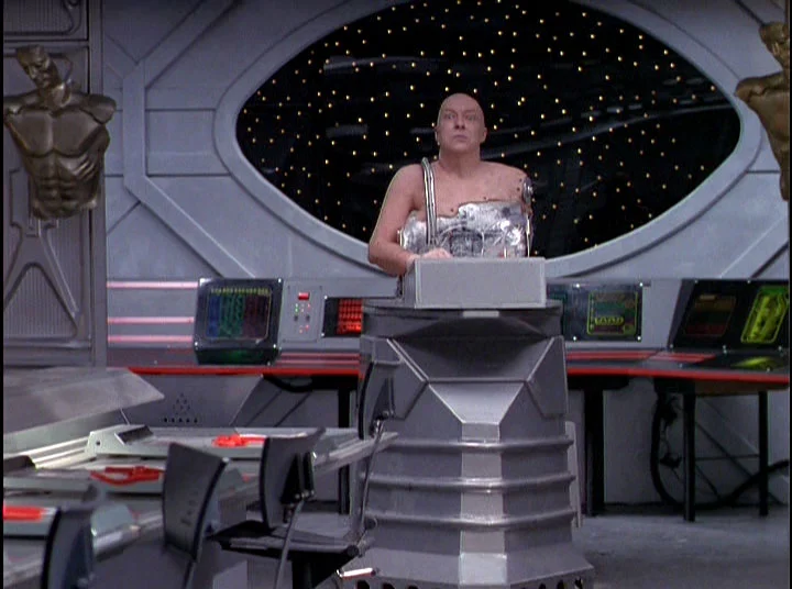 Welcome to my new empire, Doctor. It is only fitting that you should bear witness to the resurrection and triumph of Davros, lord and creator of the Dalek race.