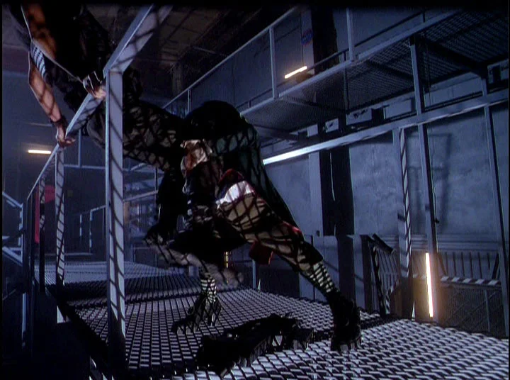 YES! Railing kill! This is a proper space movie now.
