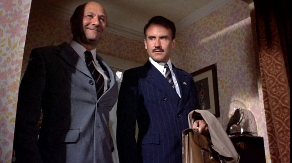 That time Adrian Pasdar teamed up with Donald Pleasence in the 70s.