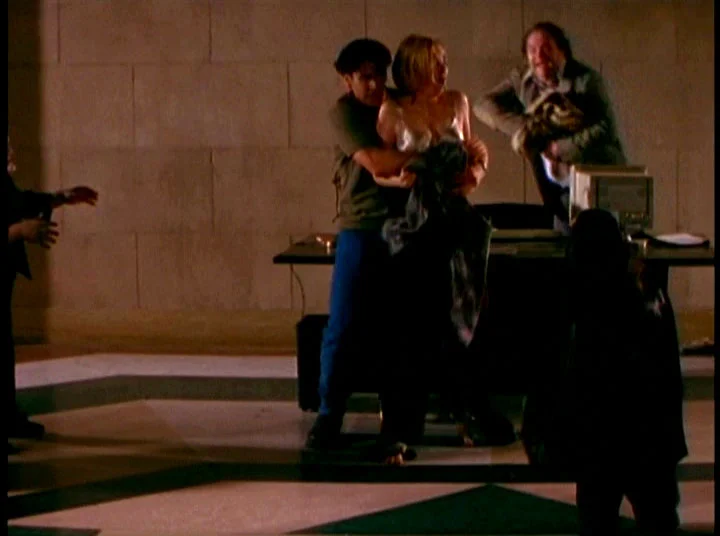 Please, PLEASE let Illyria show up and kill these guys before fighting Angel and Spike.