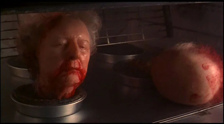 Hmm, yes, I'll have some pie, a dozen doughnuts, and your severed head...