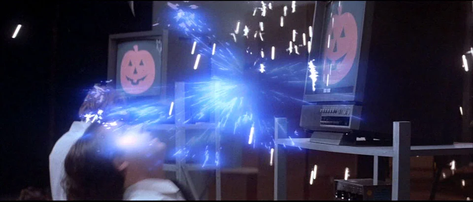 Remember kids, don't sit too close to the television.