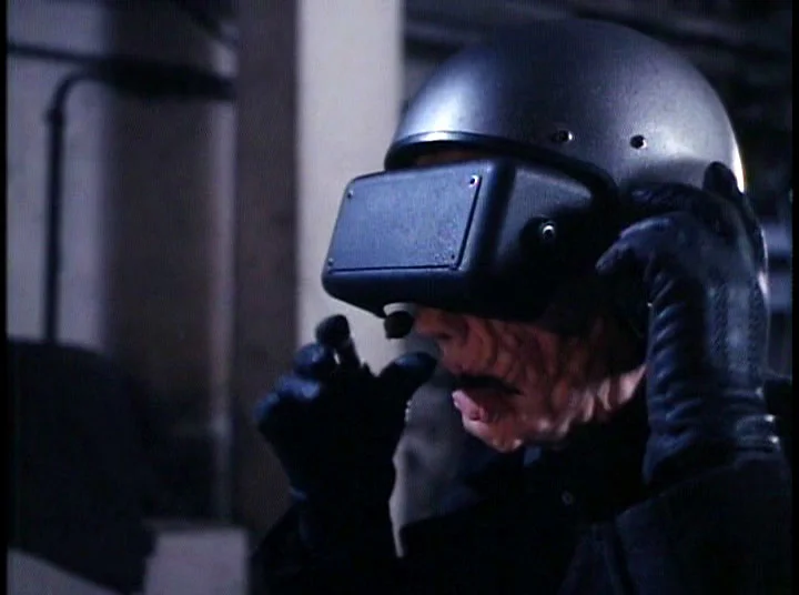 Davros testing early Dalek targeting systems.