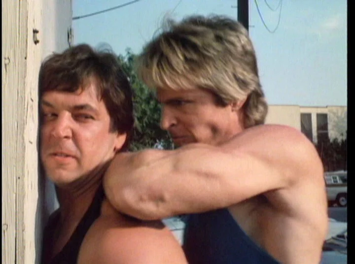 CAP: There's only enough room in this movie for ONE creepy suspect, pal!