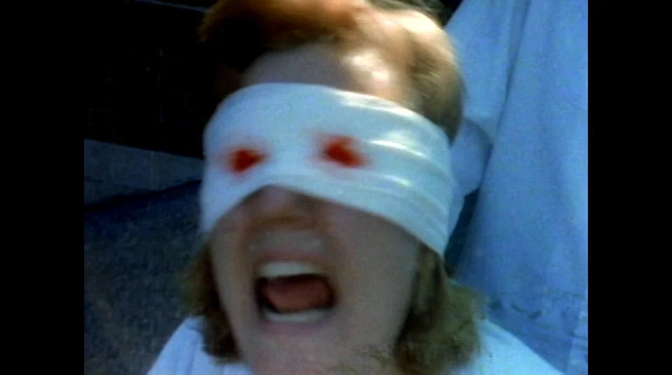Whoa, someone get this girl some Visine.