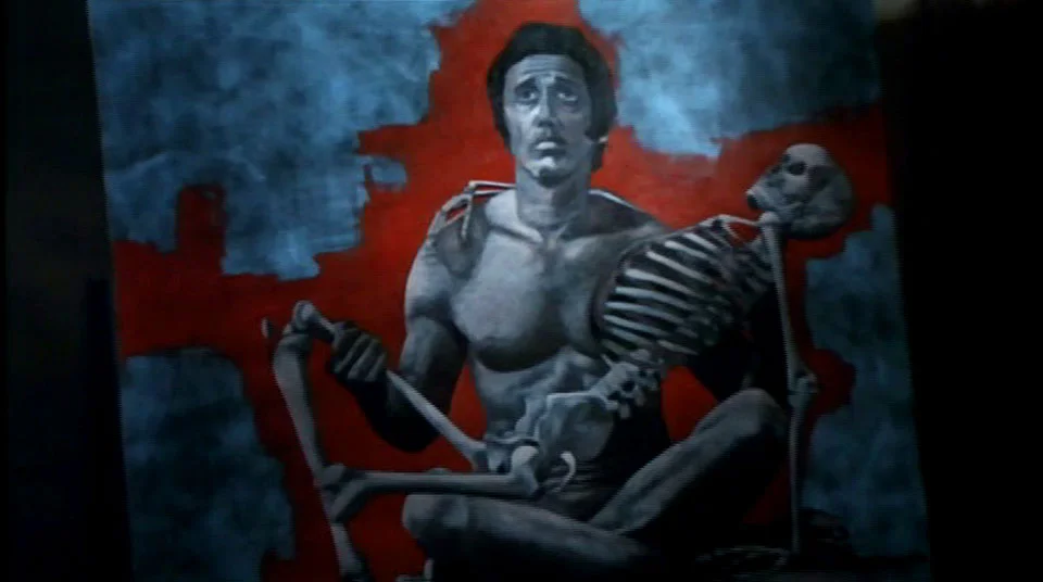 An early depiction of Thanos with his mistress, Death.