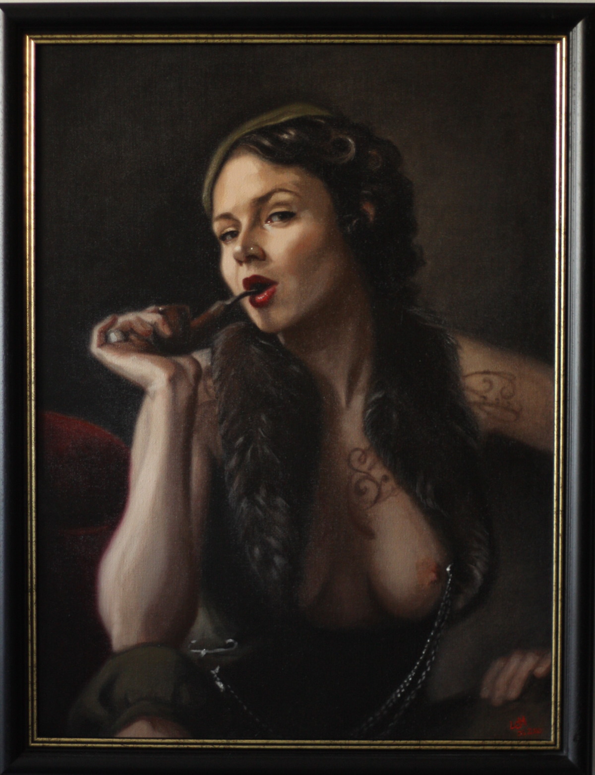 Ruby, portrait study