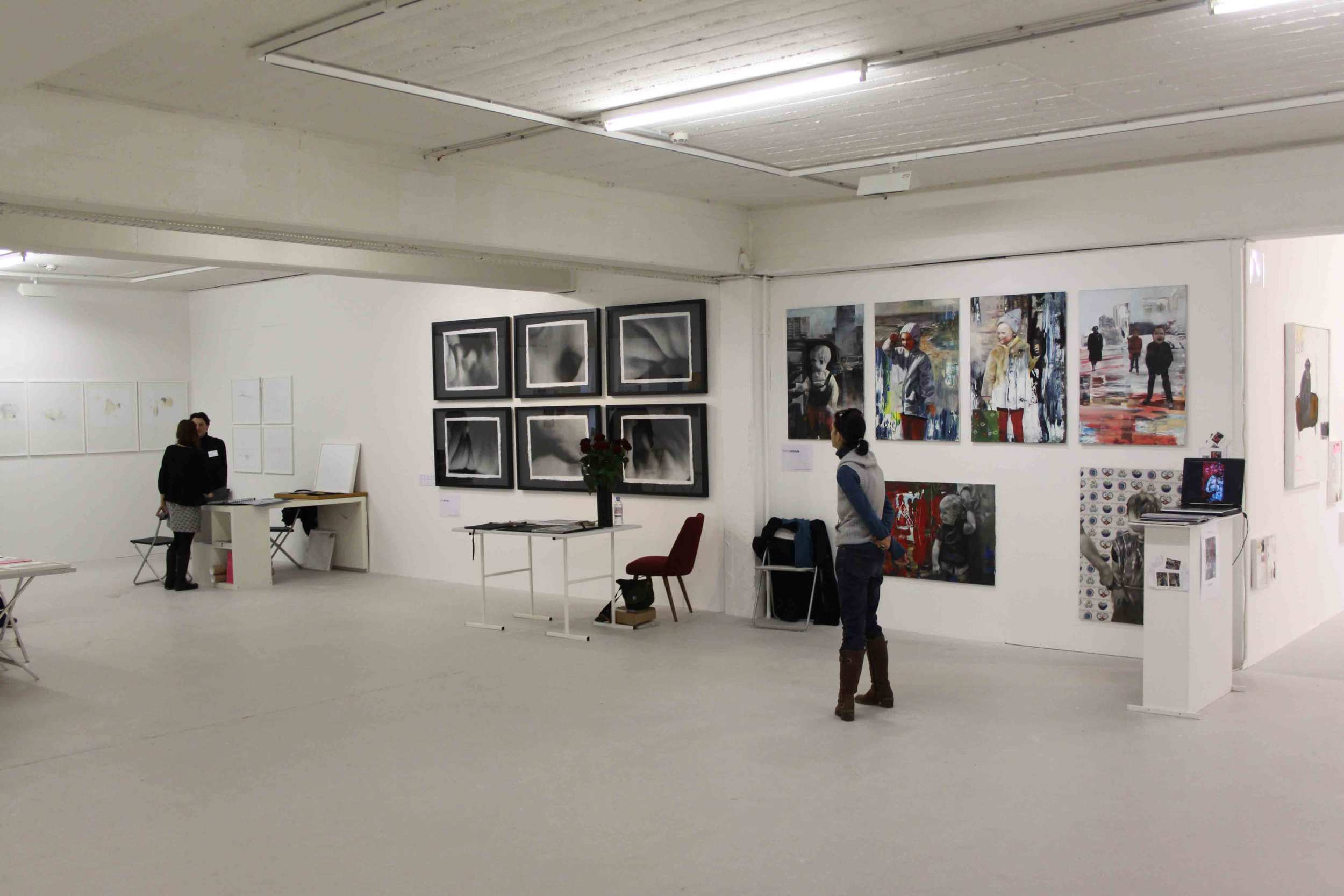 Setting up the show