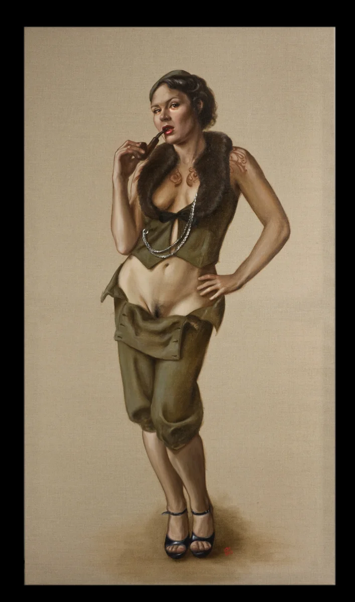 Ms Ruby May, standing