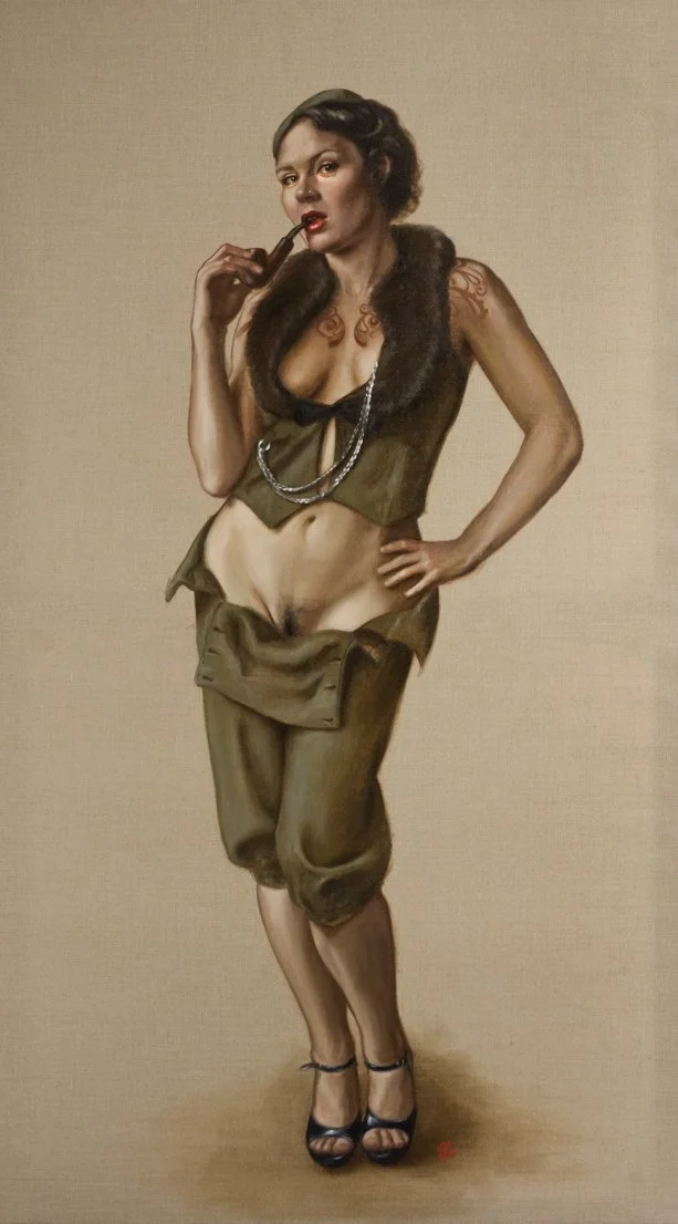 Portrait of Ms Ruby May, standing