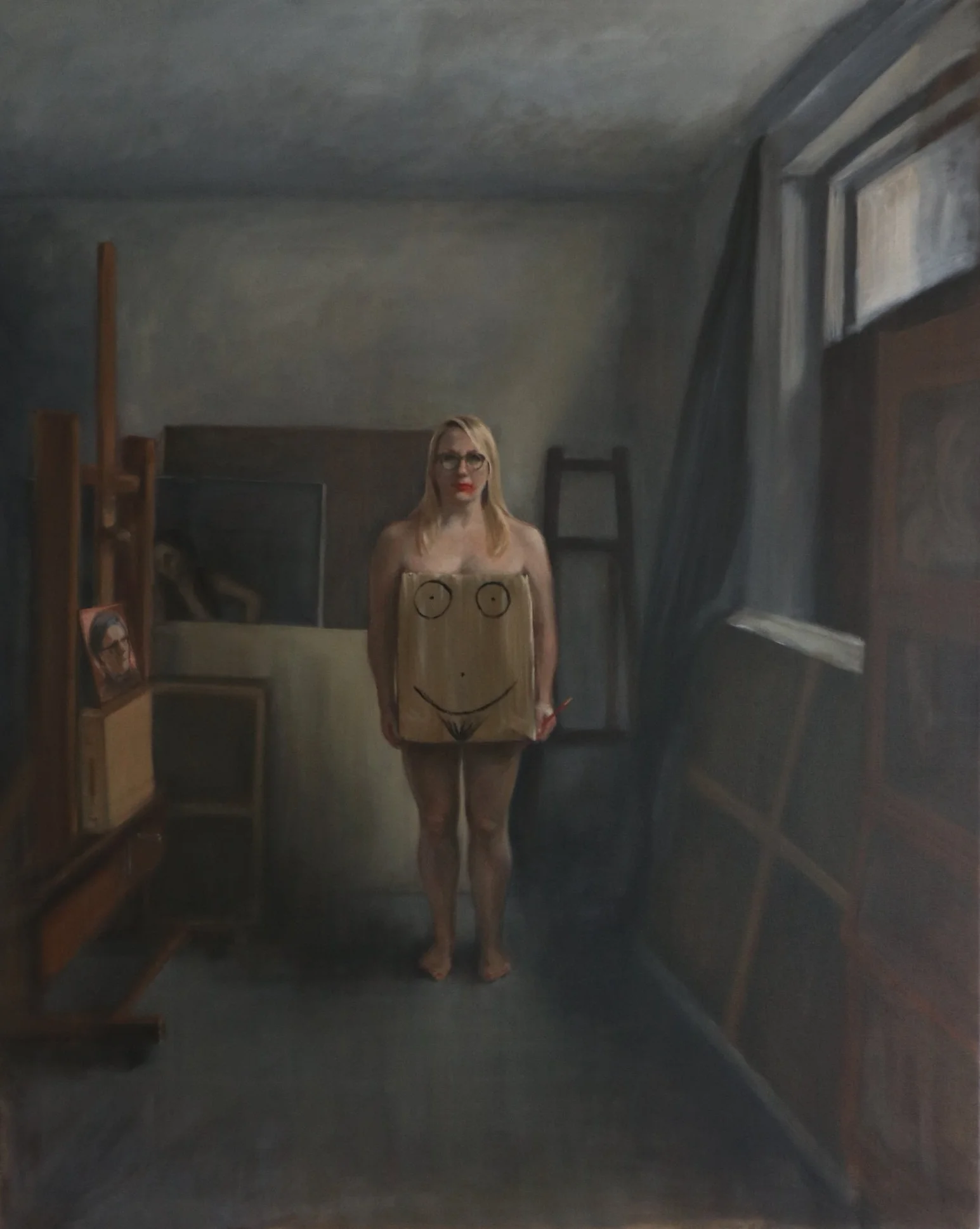 Smile, Post-partum Self-Portrait