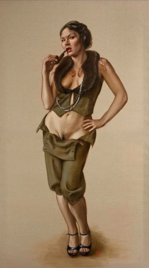 Ms Ruby May, standing