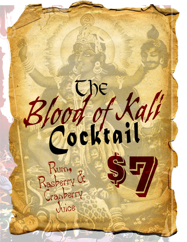 Specialty Drink Menu for Halloween Party
