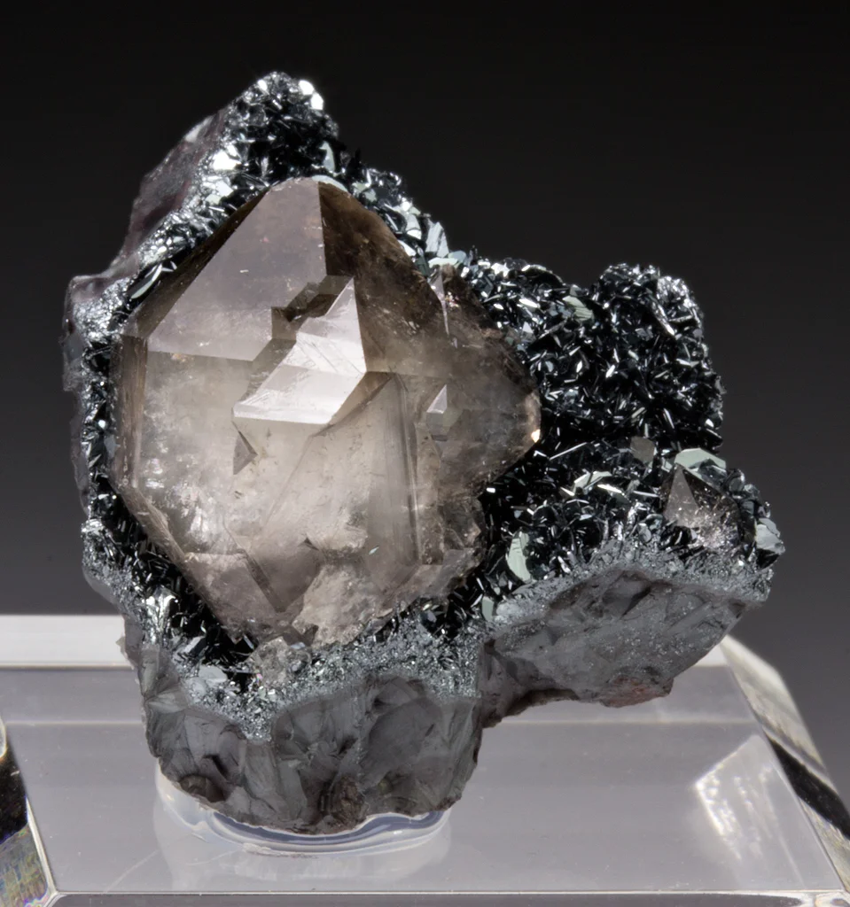 Quartz with Hematite