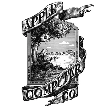 Logo design by Steve Jobs and Ronald Wayne