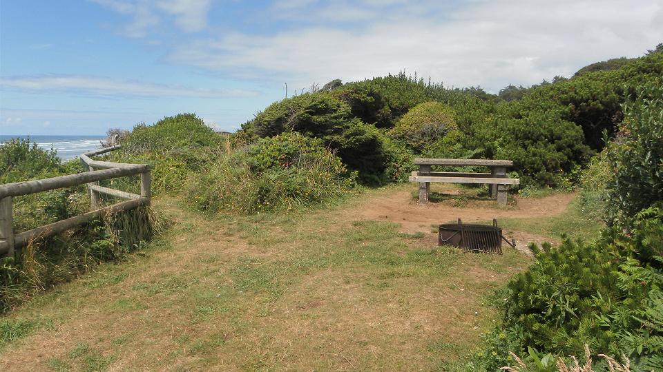 Campsite #30 Overlooks Tillicum Beach