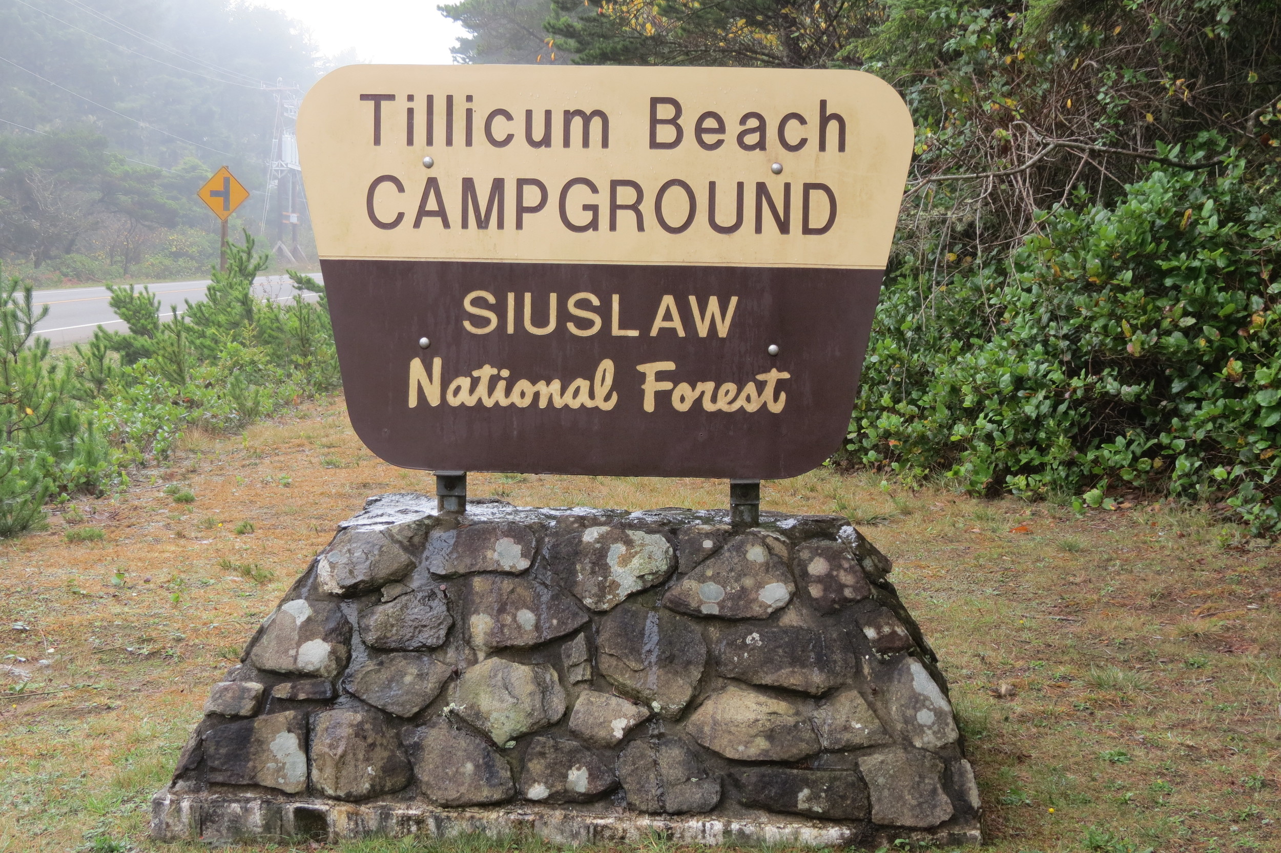 Tillicum Beach Campground Sign