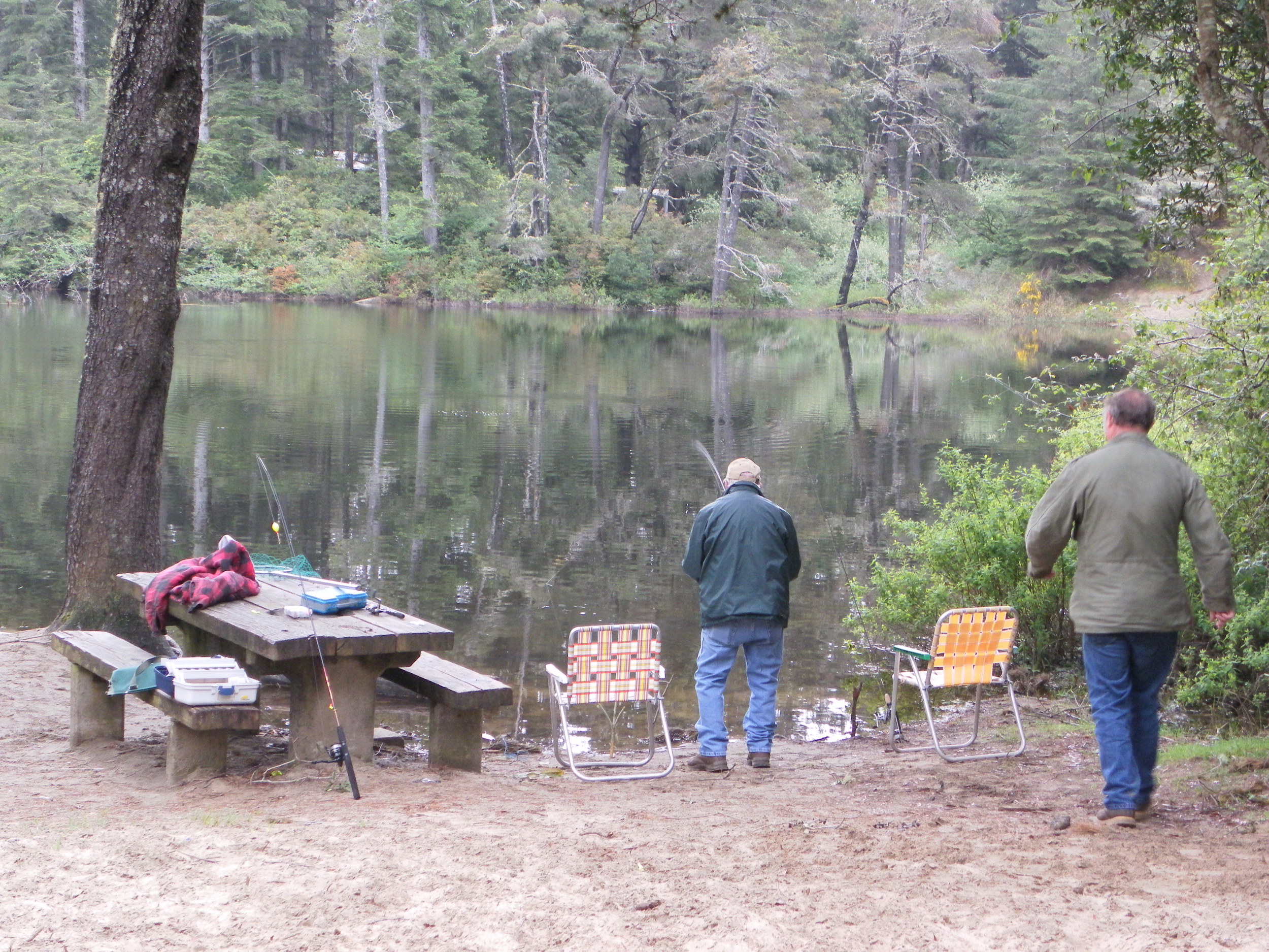 Fishing Dune Lake