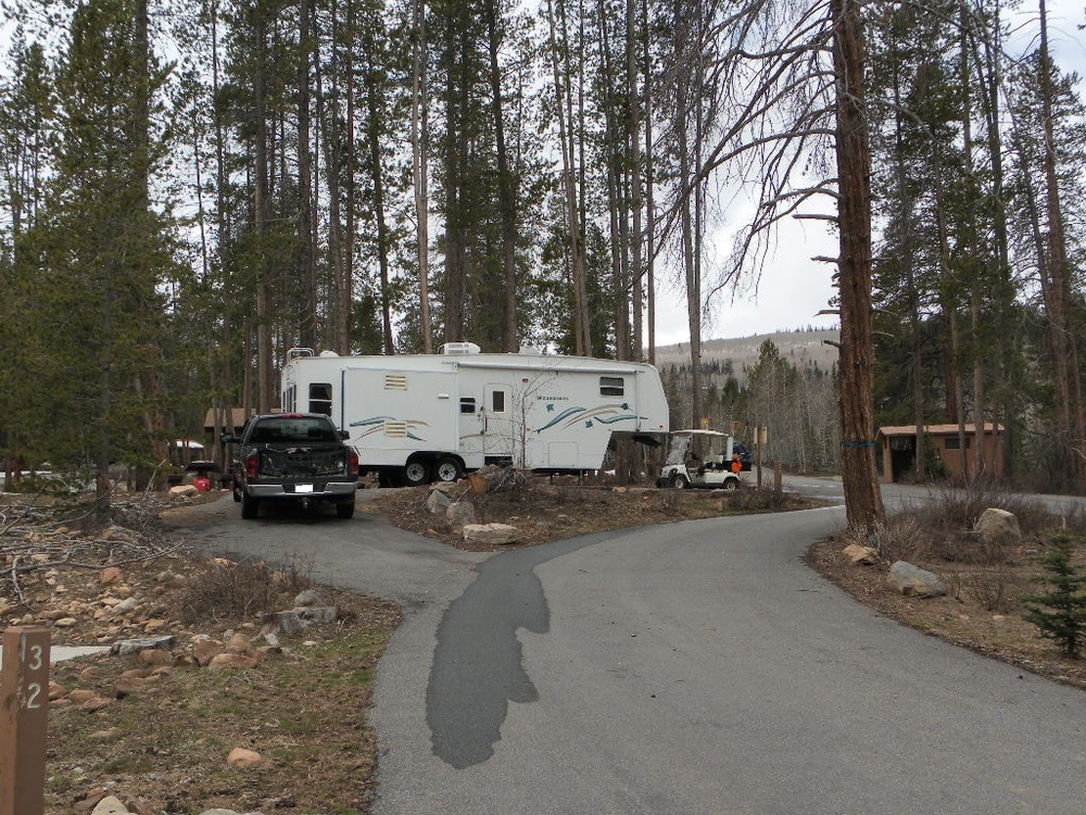Host Site at Lodgepole Campground, near Strawberry Reservoir, outside Heber City, Utah.
