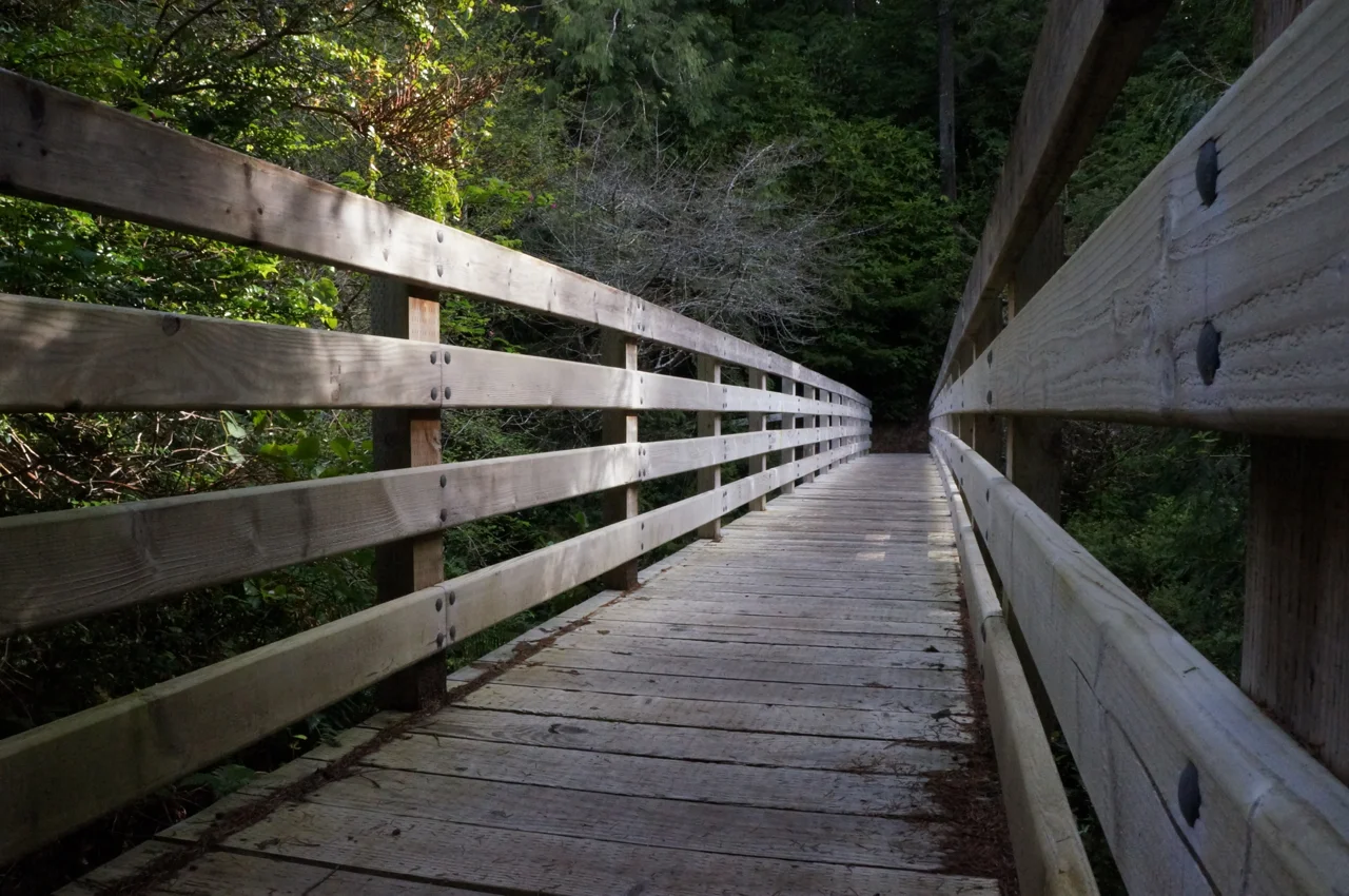 Sutton Campground trail bridge