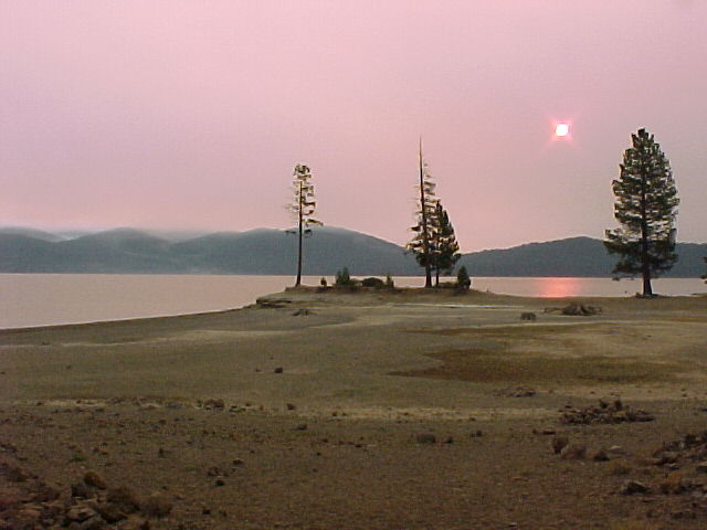 Moonlight Fire Sunrise - Rocky Point Campground