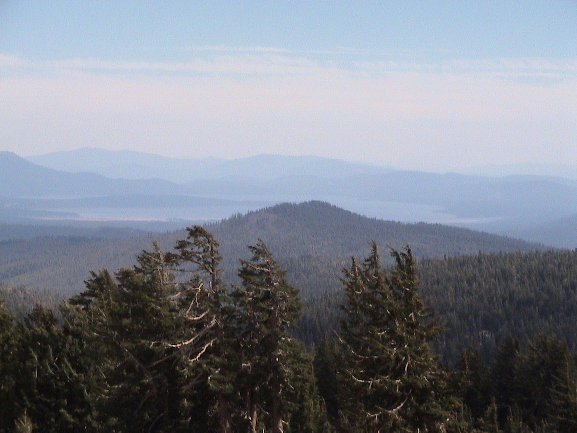 Lake Almanor from Lassen NP