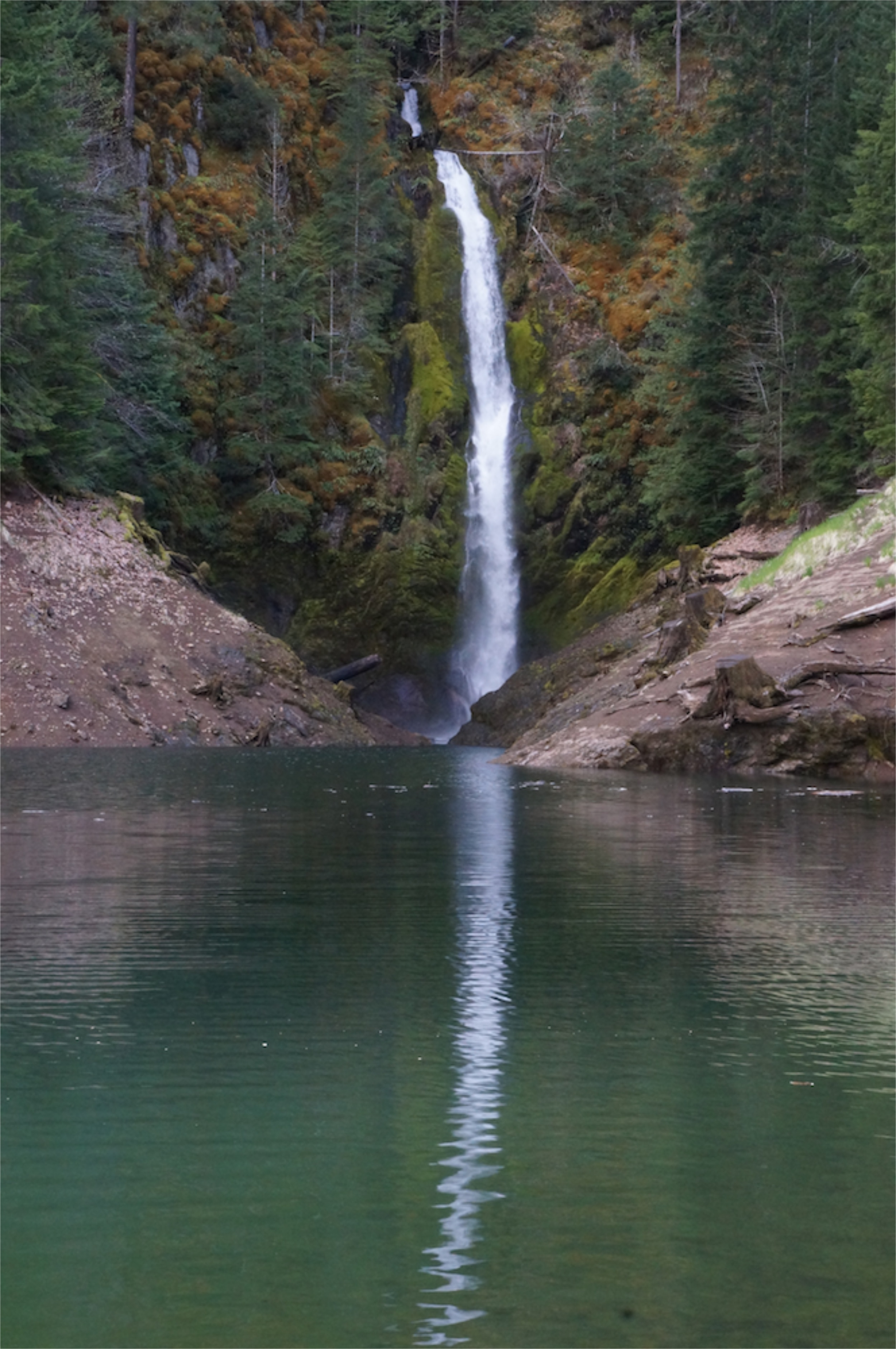 Waterfall at Terwilliger Hot Springs area entrance