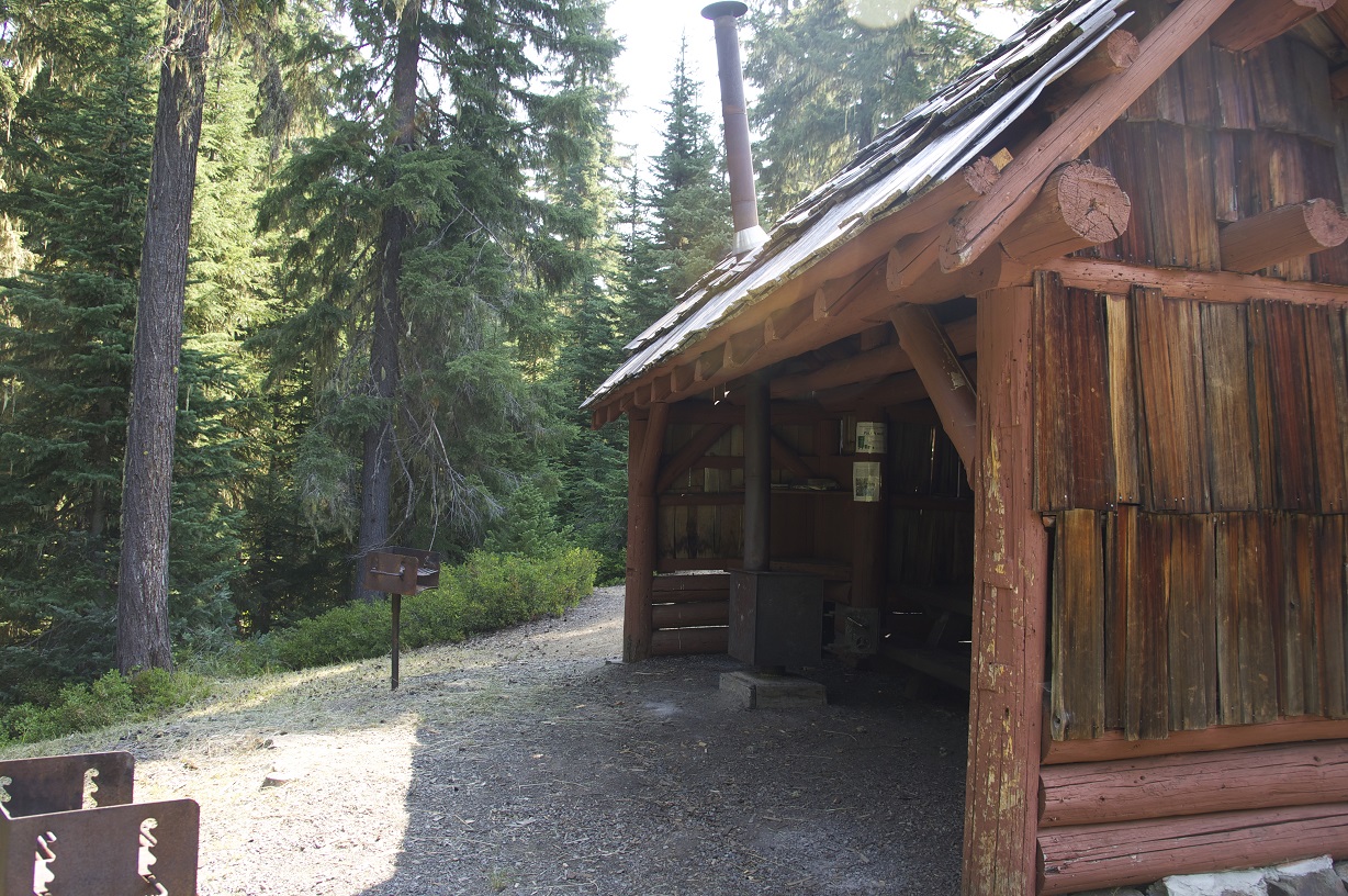 CCC-built log shelter
