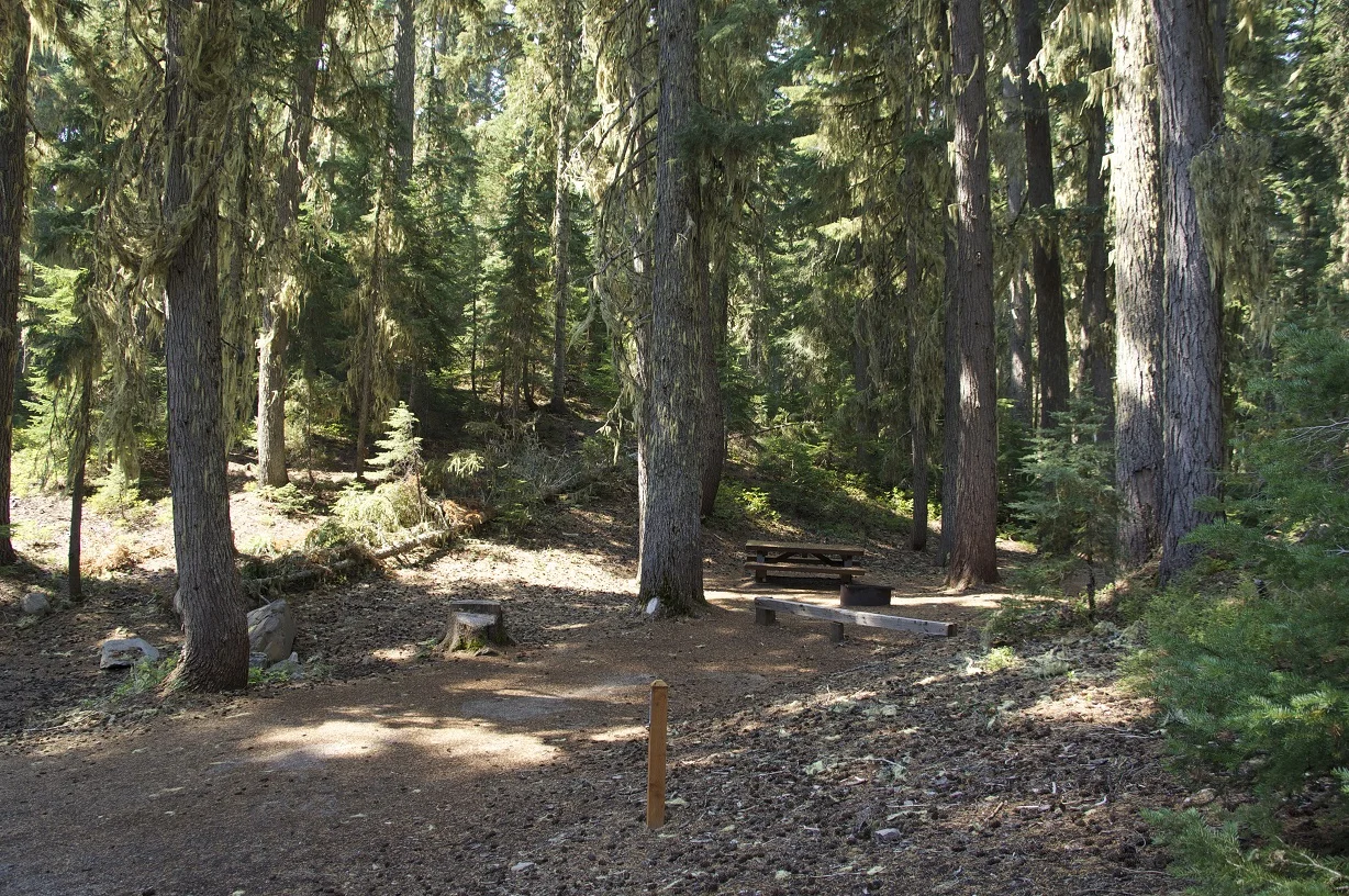 First-come-first-served campsites