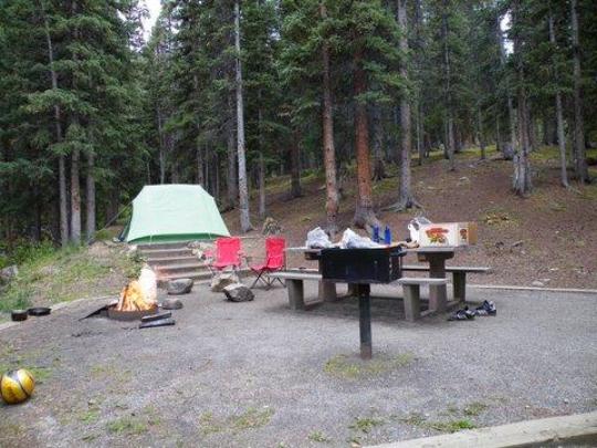 Tent camping