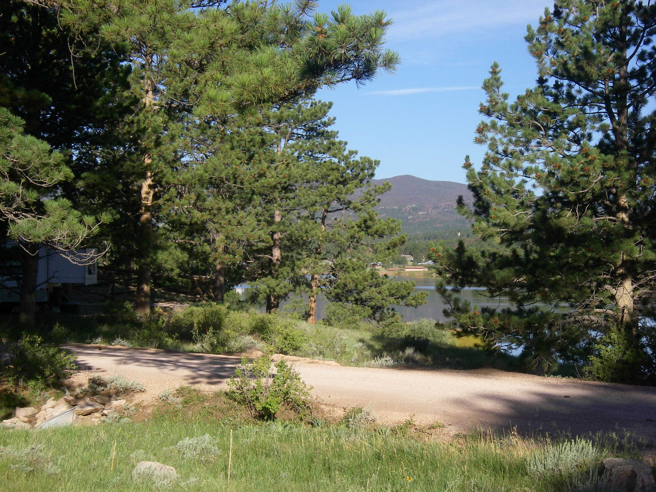 Lakefront campsites