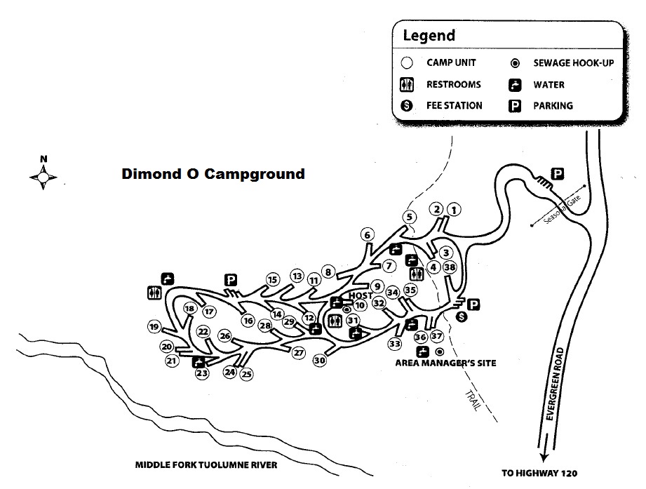  Dimond O Campground Map 