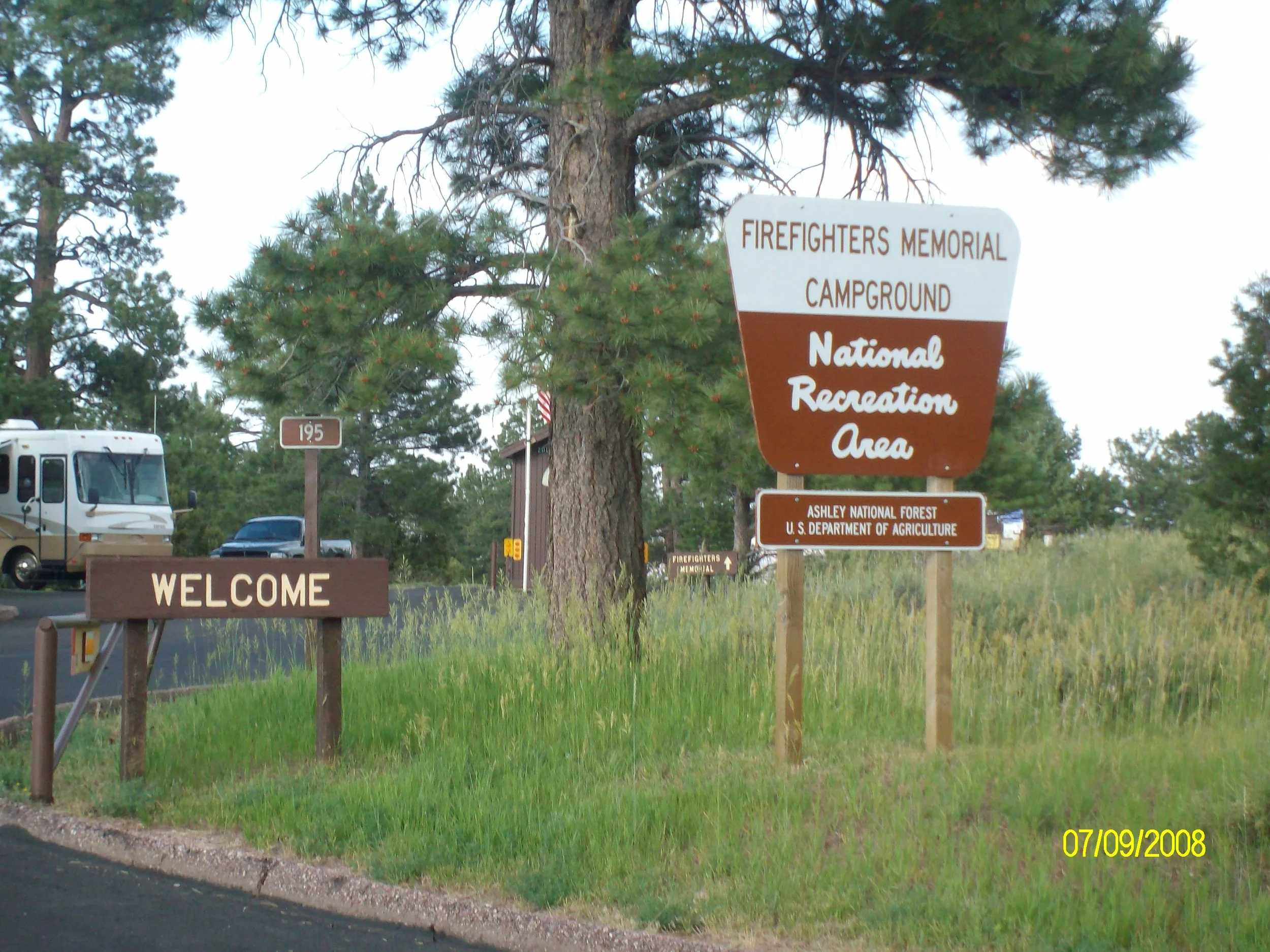 American Land & Leisure Firefighters Campground near Flaming Utah