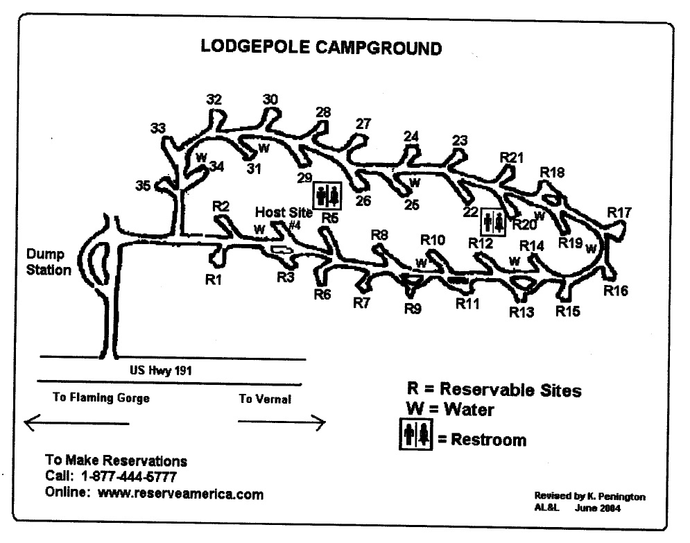 American Land & Leisure Lodgepole Campground near Flaming UT