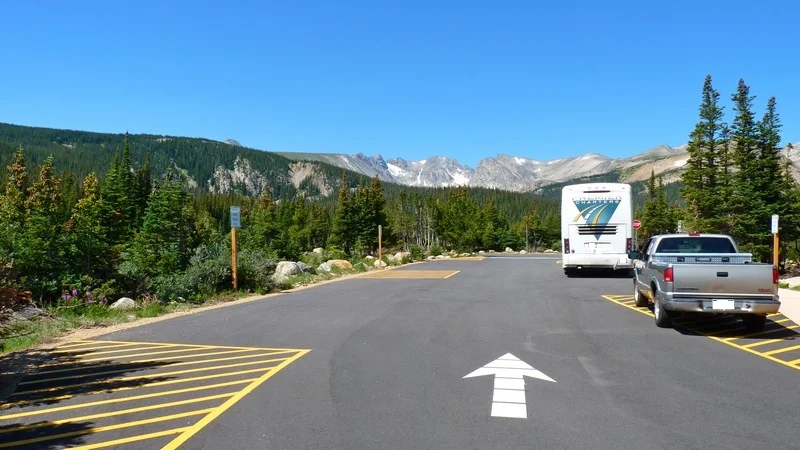 Oversized vehicle parking area