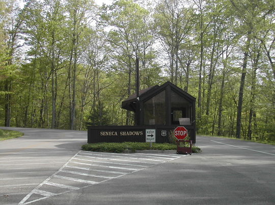 Seneca Shadows Campground entrance