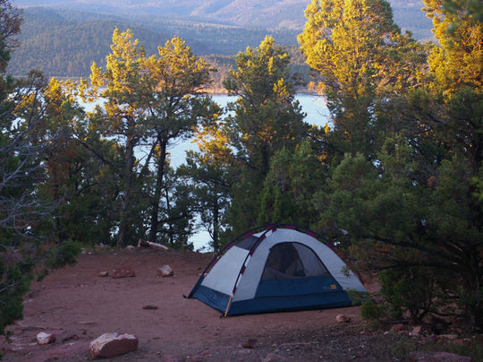 Mustang Ridge Campground is tent and RV friendly