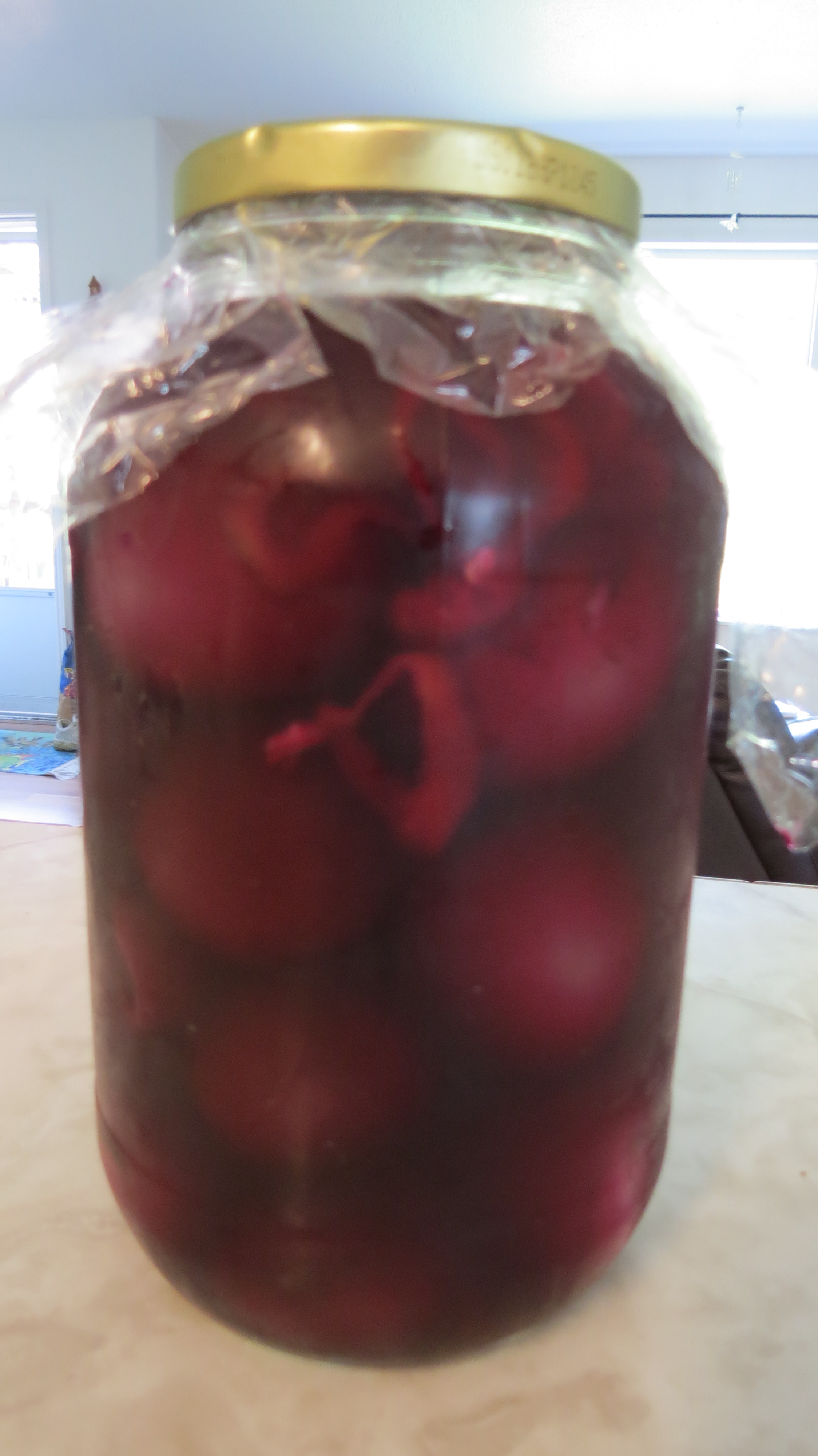 Pickled eggs and beets