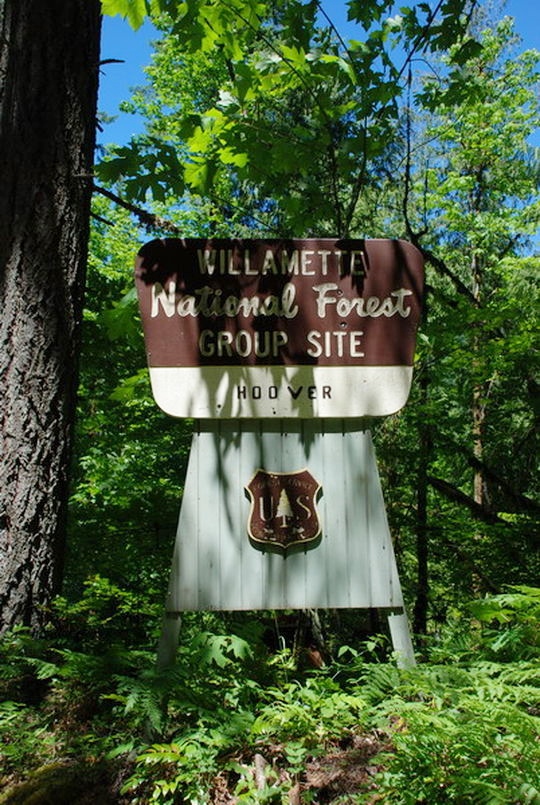 Welcome to Hoover Campground, Detroit Lake, OR