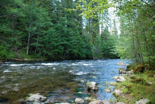 River front camping