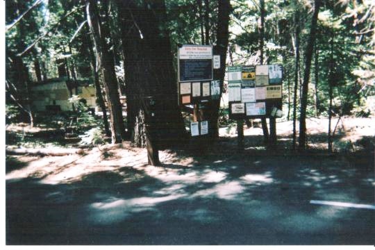  Pay Station at entrance to Cherry Valley Campground east of Sonora, California 