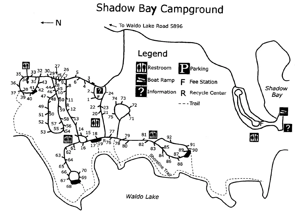 American Land & Leisure Shadow Bay Campground near Oakridge, Oregon